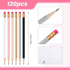 TecUnite 120 Pcs #2 HB Pencils - Image 2