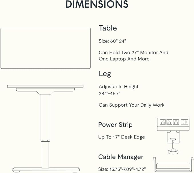 FLEXISPOT EN2Whole-Piece Standing Desk - Image 7