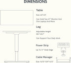 FLEXISPOT EN2 Whole-Piece Standing Desk - Image 6