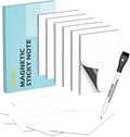 HOMiDEK Reusable Magnetic Sticky Notes, Dry Erase Magnets Magnetic Labels by HOMiDEK