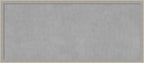 Amanti Art Grey Framed Magnetic Board 22x50 Oversize Vision Board by AmantiArt