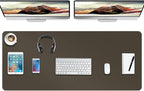 Boutilon Leather Desk Pad Protector, Non-Slip Mouse Pad, Laptop Desk Pad by Boutilon