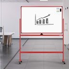 Rolling Whiteboard, 48x32 Inches Dry Erase Board - Image 9