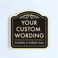 Customized Decorative Outdoor Metal Signs by SpeedyOrders