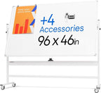 Rolling Dry Erase Board 96 x 46 by KAMELLEO