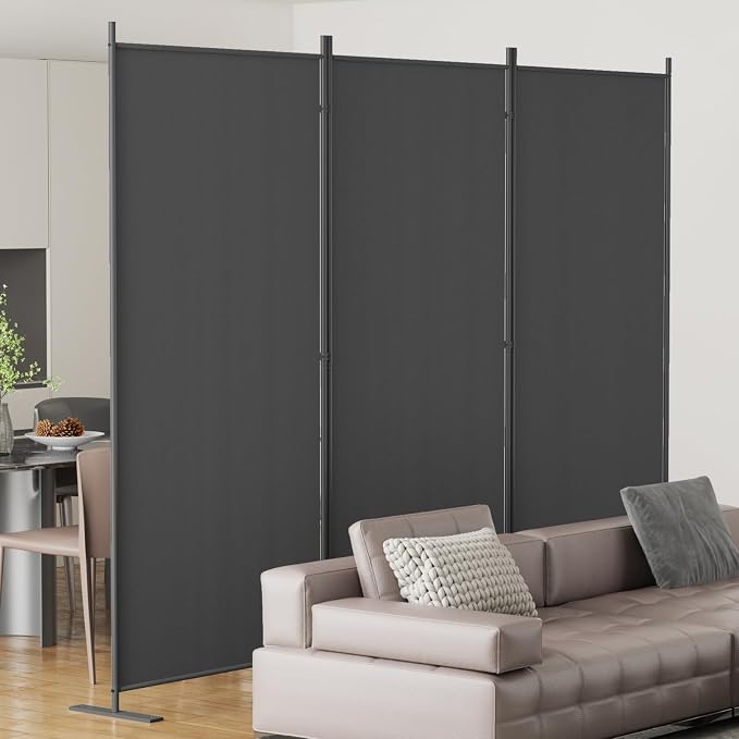 Helios&Hestia 3-Panel 6 ft Tall Indoor Folding Room Divider, Portable Privacy - Image 6