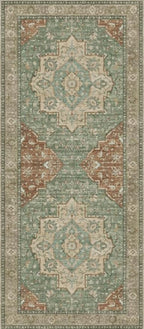 GENIMO Runner Rug 2'6"x6 Machine Washable Non Slip Vintage Hallway Runner Rug - Image 8