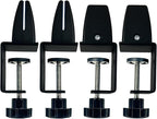 Jhanw 4-Pack Adjustable Aluminum Desk Clamps by Jhanw