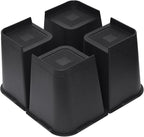 MXMZHXU Bed Risers 2 inch, 3 inch, 4 inch, 6 inch or 8 inch Heavy Duty by MXMZHXU