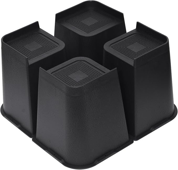 MXMZHXU Bed Risers 2 inch, 3 inch, 4 inch, 6 inch or 8 inch Heavy Duty by MXMZHXU