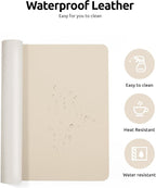 YSAGi Leather Desk Protector, Office Mat, Large Mouse Mat, Non-Slip PU Leather - Image 4