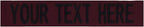 Custom Uniform Name Tapes Solid Colors. Made in The U.S.A. Ships Under 24 by NORTHERNSAFARI