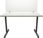 OBEX Frosted Acrylic Desk Mounted Privacy Panel by OBEX