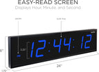 Ivation Oversized 24" Large Digital LED Clock | Big Digital Clock - Image 2