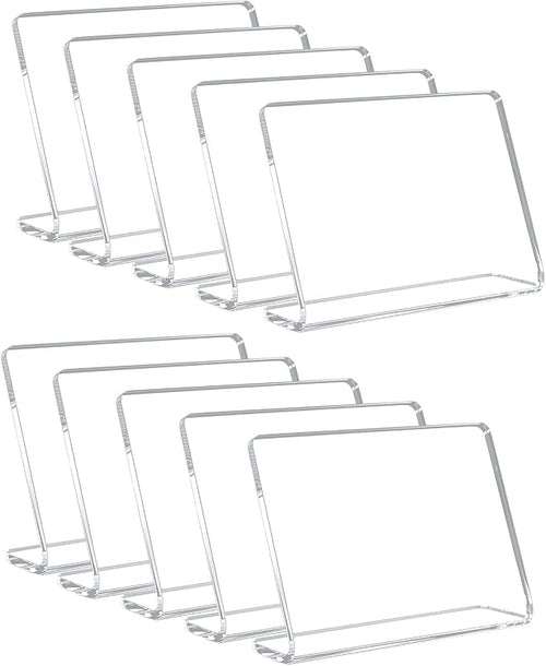 10 Pack Acrylic Mini Chalkboard Signs by AITEE