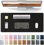 YSAGi Leather Office Desk Pad Protector, Large Mouse Pad, PU Leather, Laptop by YSAGi