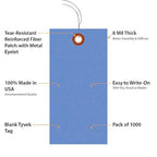 SmartSign Blue Tyvek Shipping Tags - Image 5