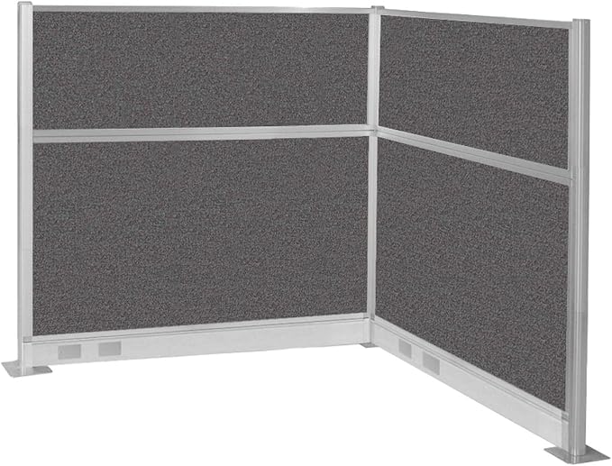 Versare Pre-Configured Hush Panel Electric Cubicle | Workstation Divider Walls by VERSARE
