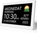 Raynic Digital Clock, 10.1 Inch Large Display Calendar Clock by Raynic