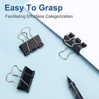 132 Pack Small Binder Clips 0.75 Inch - Image 6