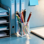 QYUVK You Are So Love Acrylic Cosmetic Holder, Storage Box - Image 4