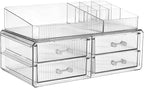 ZHIAI stackable storage drawer, transparent cosmetics storage box, cosmetics - Image 2