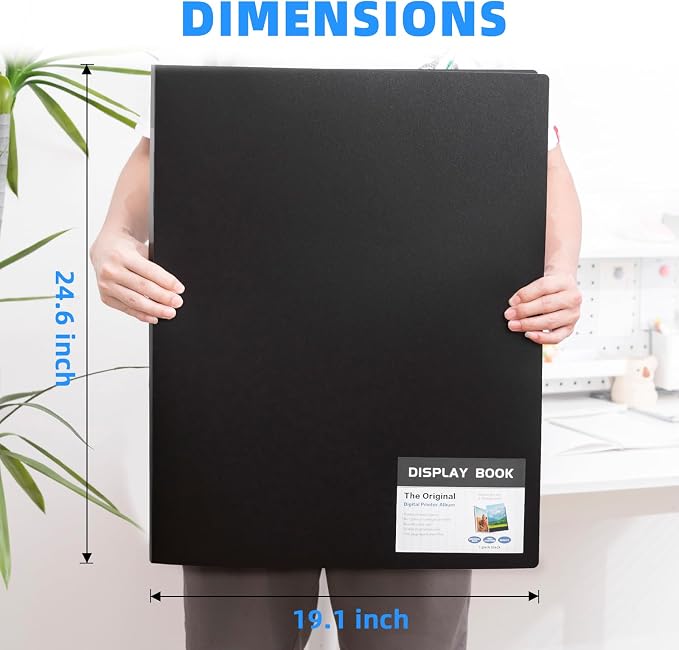 ZFCLXX Large 18"x24" Art Portfolio Heavy Duty Binder - Image 2