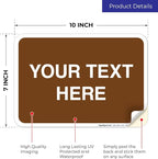 Custom Sign, Personalized Metal Signs, Customize - Image 2
