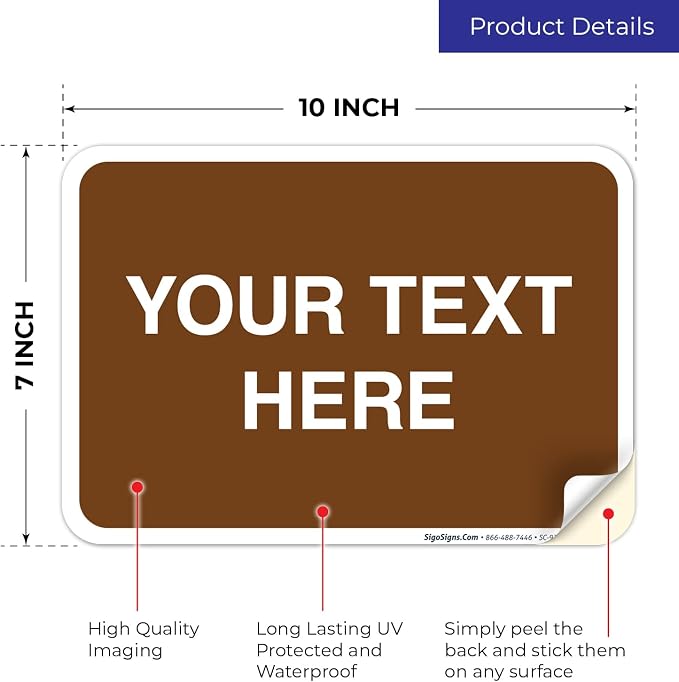Custom Sign, Personalized Metal Signs, Customize - Image 2