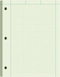 Engineering Paper 8.5 x 11, 100 Sheets Top Glue Binding Engineering Notebook by Aidunmis