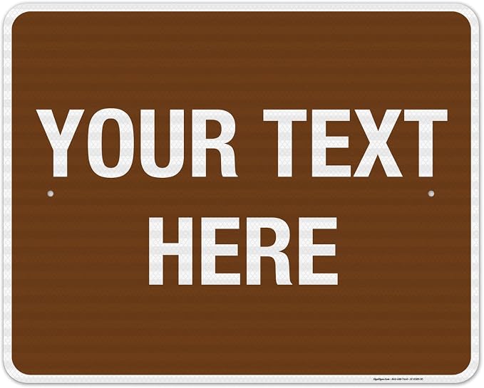 Custom Sign, Personalized Metal Signs, Customize by SigoSigns