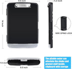 Black Clipboard with Storage Heavy Duty, TFDLCG zm Clip Boards 8.5x11 with Pen - Image 5