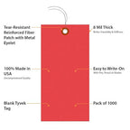 SmartSign Red Tyvek Shipping Tags - Image 5