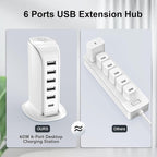 Charging Station for Multiple Devices Upoy, USB C Charger Block Fast Charging - Image 3