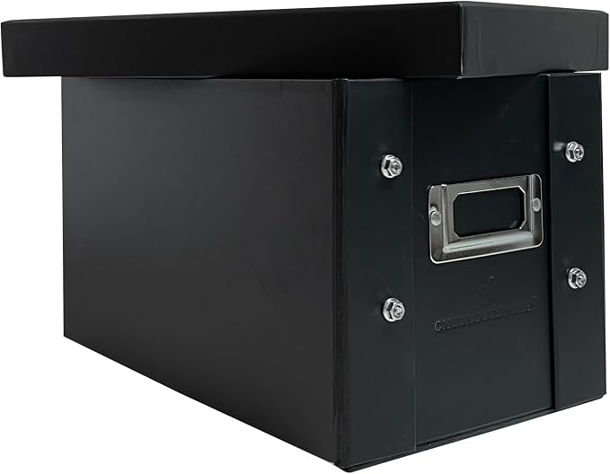 CheckOutStore Black Stamp & Die Craft Scrapbook Storage Pocket Box - Image 4