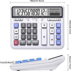 Comix Desktop Calculator Solar Battery Dual Power - Image 7
