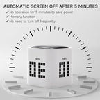 Rotating Productivity Timer 5, 60 Minutes Preset, Desk Cube w/Gravity Sensor - Image 7