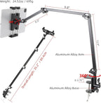ZUZUXI Tablet Stand Holder for Desk and Bed, Adjustable Aluminum Foldable Arm - Image 4