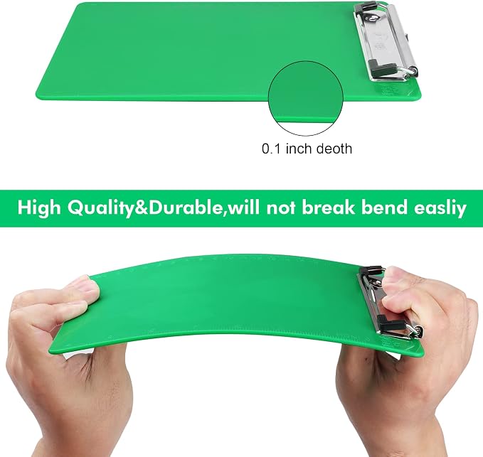 2 PCS Green Plastic Clipboard - Image 5