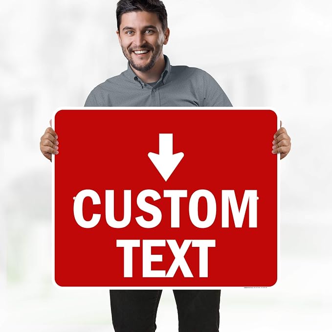 Custom Arrow, Custom Directional Sign, Down Arrow, 24x30 Inches, Rust Free .063 - Image 2