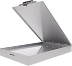 Saunders Metal Clipboard with Storage, Letter Size Paper Organizer, Steel Clip - Image 5