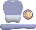 TECKNET Gel Mouse Pad Set with Wrist Rest and Keyboard Wrist Rest, Ergonomic by Tecknet