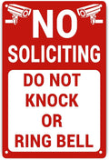 No Soliciting Sign for House/Home, Metal Yard Sign for Front Door, Perfect by LaZimnInc