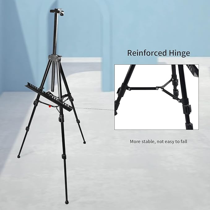 Art Artist Easel Stand for Sign, RRFTOK Metal Tripod Adjustable Easels for - Image 4