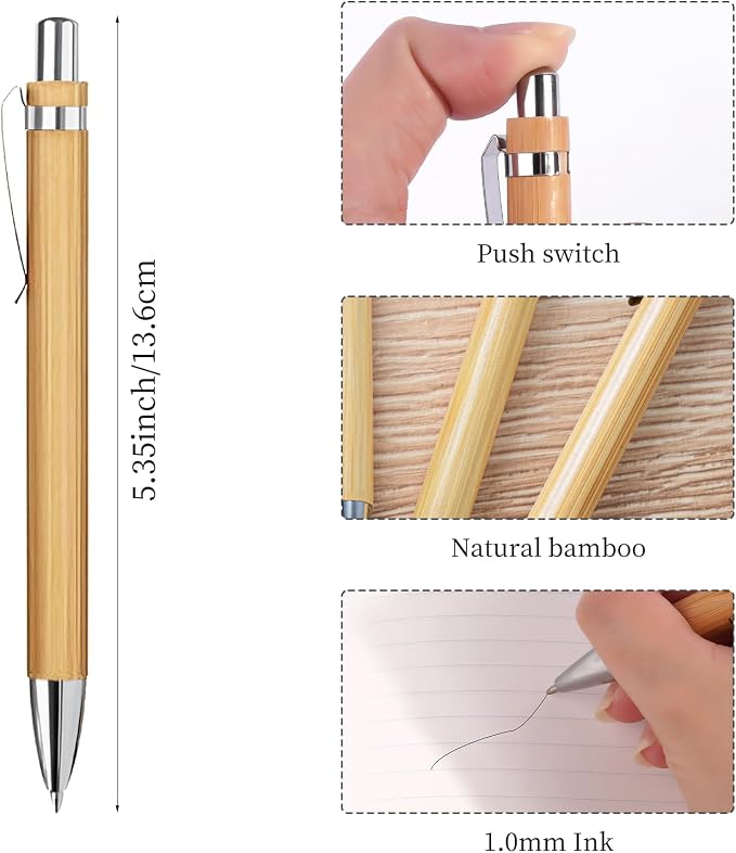 Auto-aAtend Personalized Bamboo Pens - Image 3