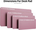 YSAGi Leather Desk Protector, Office Mat, Large Mouse Mat, Non-Slip PU Leather - Image 8