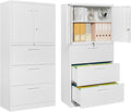 PEUKC 3-Drawer Metal File Cabinet, Lateral Vertical Filing Cabinets by PEUKC