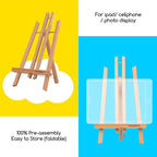 MEEDEN 16 Inch Tabletop Easel: 12 Pack Beech Wood Easel - Image 5