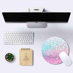 IMAYONDIA Kids Girls Mouse Pad for Laptop, Small Pink Blue Gradient Sparkle - Image 6