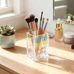 QYUVK But Did You Document It Acrylic Cosmetic Pencil Holder Cup, Pen Holder - Image 5